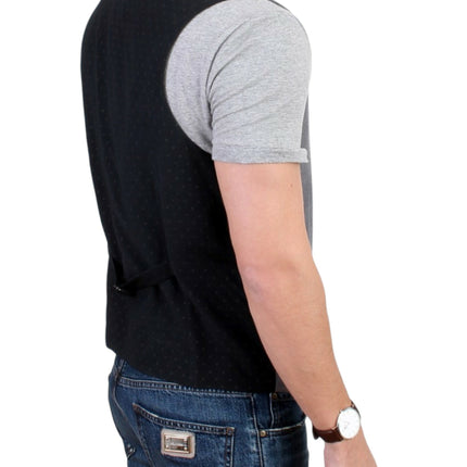 Costume National Gray cotton blend casual vest