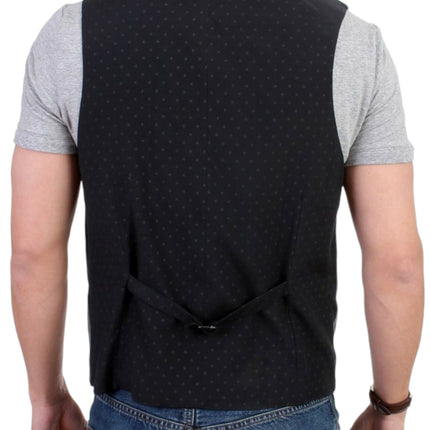 Costume National Gray cotton blend casual vest