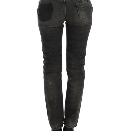 Costume National Gray distressed jeans