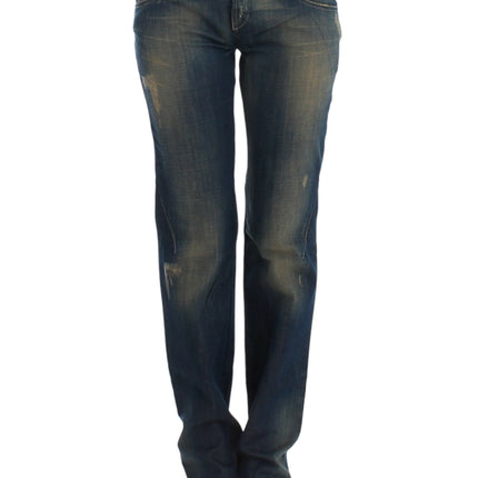 Costume National Blue straight leg jeans