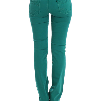 Costume National Green straight leg jeans