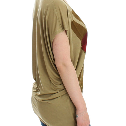 Costume National Green print shortsleeve t-shirt
