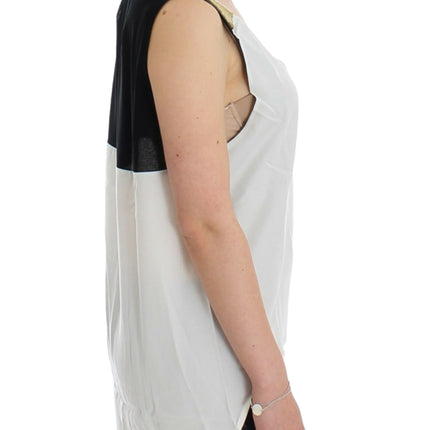 Costume National White sleeveless top