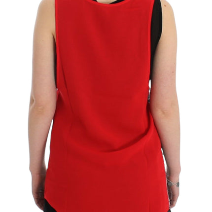 Costume National Black sleeveless top