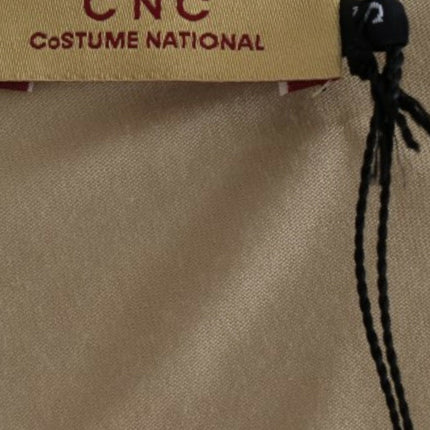 Costume National Beige motive print t-shirt
