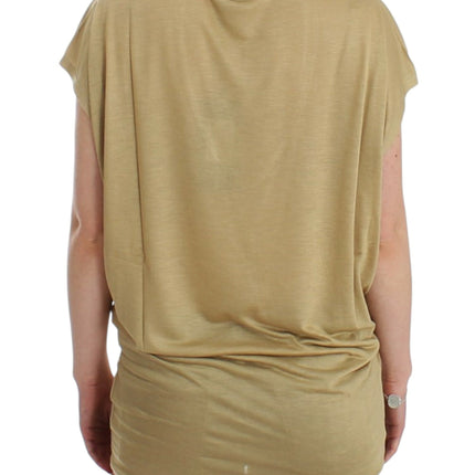 Costume National Beige motive print t-shirt