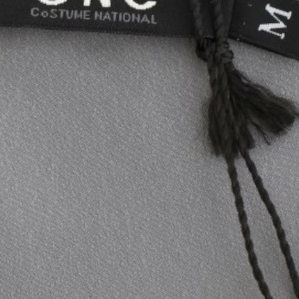 Costume National Gray V-neck long t-shirt