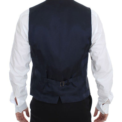 Dolce & Gabbana Gray Stretch Formal Dress Vest Gilet