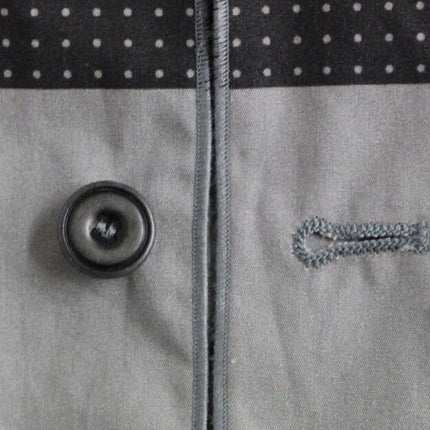 Dolce & Gabbana Gray Polka Dot Dress Vest Gilet Weste