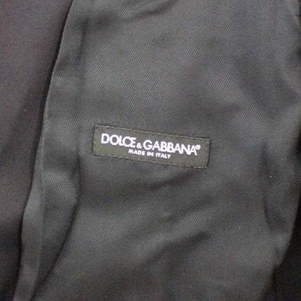 Dolce & Gabbana Blue Cotton Stretch Dress Vest Blazer