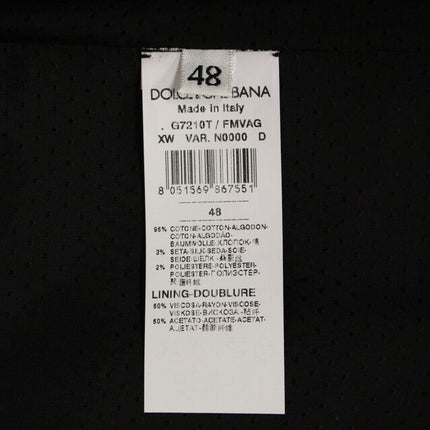 Dolce & Gabbana Gray Cotton Blend Logo Vest Gilet Weste