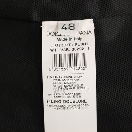 Dolce & Gabbana Gray Wool Silk Dress Vest Gilet Weste