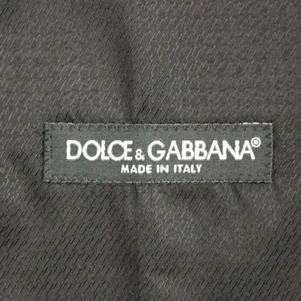 Dolce & Gabbana Gray Wool Formal Dress Vest Gilet Weste