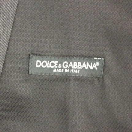 Dolce & Gabbana Gray Wool Formal Dress Vest Gilet Weste