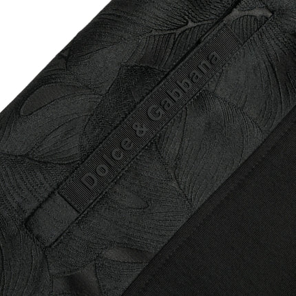 Dolce & Gabbana Black Cotton Slim Stretch Jogger Pants