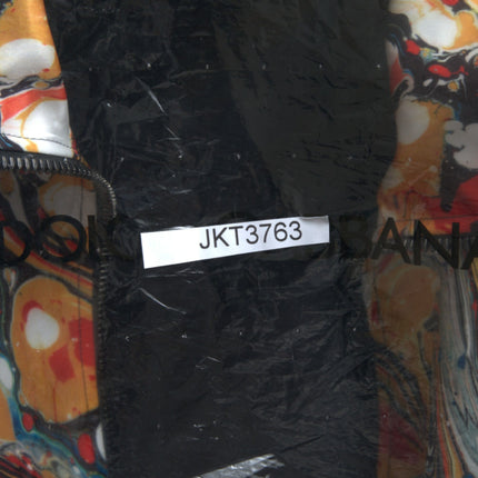 Dolce & Gabbana Multicolor Abstract Polyester Bomber Jacket