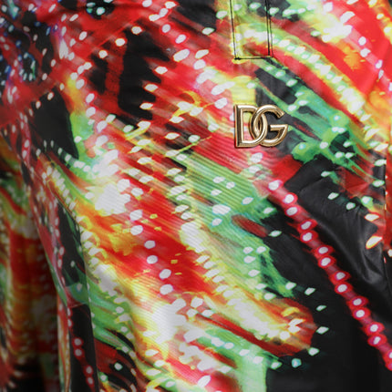 Dolce & Gabbana Multicolor Luminarie Print Men Bermuda Shorts