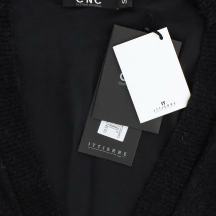 Costume National Gray wool alpaca cardigan