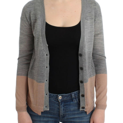 Costume National Gray lightweight cardigan