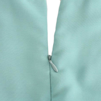 Costume National Green 3/4 sleeved sheath dress