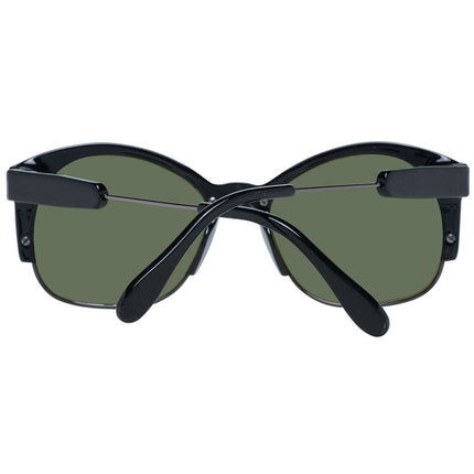 Serengeti Black Acetate & Metal Sunglasses