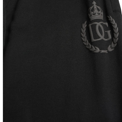Dolce & Gabbana Black DG Logo Skinny Jogger Sweatpants Pants