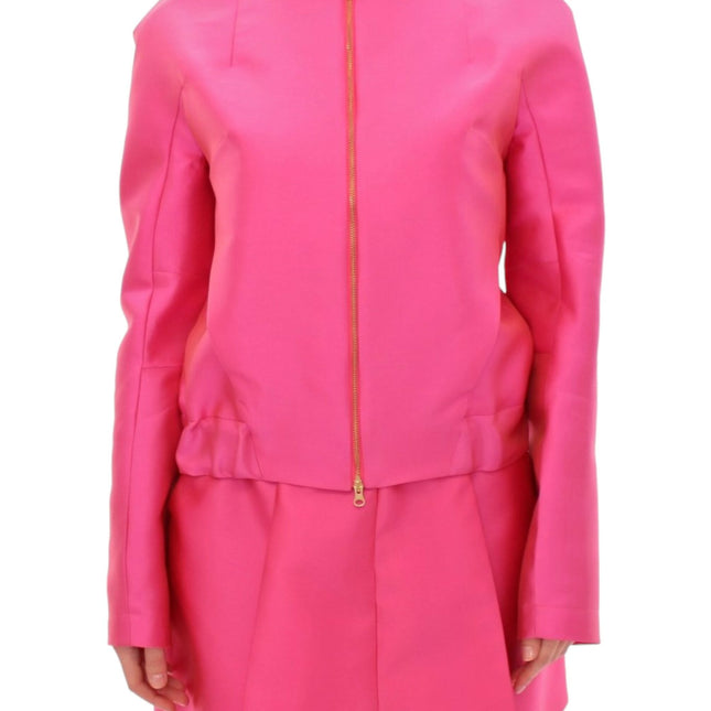 CO|TE Pink silk blend jacket