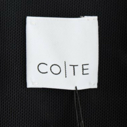 CO|TE Black short sleeve venus dress