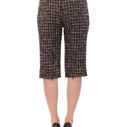 Dolce & Gabbana Multicolor Wool Shorts Pants