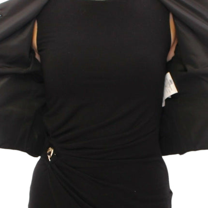 Dolce & Gabbana Black Short Bolero Shrug Jacket Coat