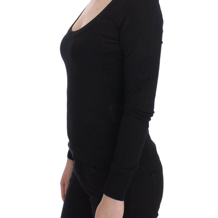 Dolce & Gabbana Black Cashmere Crewneck Sweater Pullover