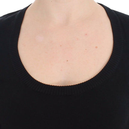 Dolce & Gabbana Black Cashmere Crewneck Sweater Pullover