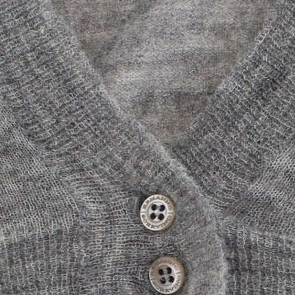 Ermanno Scervino Lingerie Knit Gray Bolero Sweater Cardigan