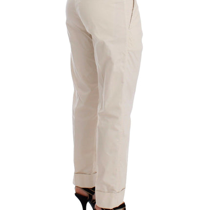 Ermanno Scervino Beige Chinos Casual Dress Pants Khakis