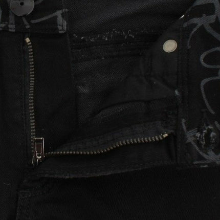 Ermanno Scervino Black Slim Jeans Denim Pants Skinny Stretch