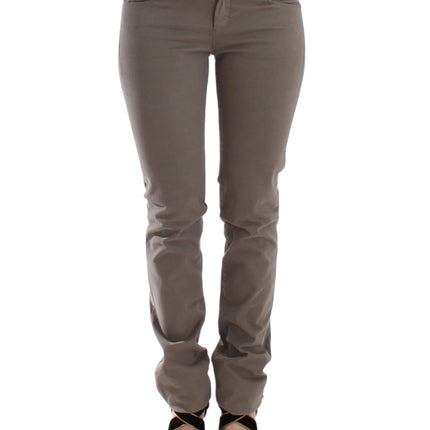 Ermanno Scervino Taupe Beige Slim Jeans Denim Pants Skinny