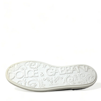 Dolce & Gabbana Blue Suede Caiman Men Loafers Slippers Shoes