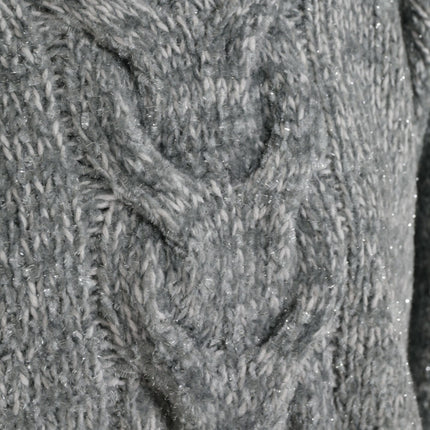Dolce & Gabbana Gray Cashmere Turtle Neck Pullover Sweater