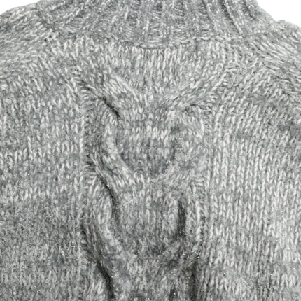 Dolce & Gabbana Gray Cashmere Turtle Neck Pullover Sweater