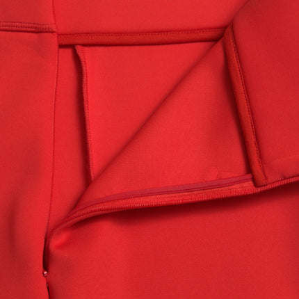 Dolce & Gabbana Red Nylon Stretch Slim Leggings Pants