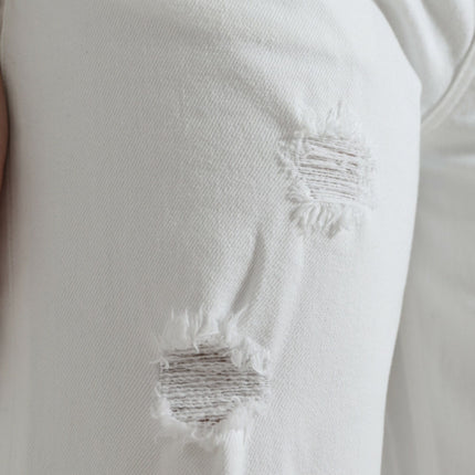 Dolce & Gabbana White Cotton Cropped Wide Leg Denim Jeans