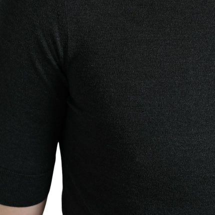 Dolce & Gabbana Dark Gray Crew Neck Short Sleeves T-shirt