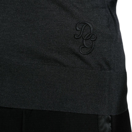 Dolce & Gabbana Dark Gray Crew Neck Short Sleeves T-shirt