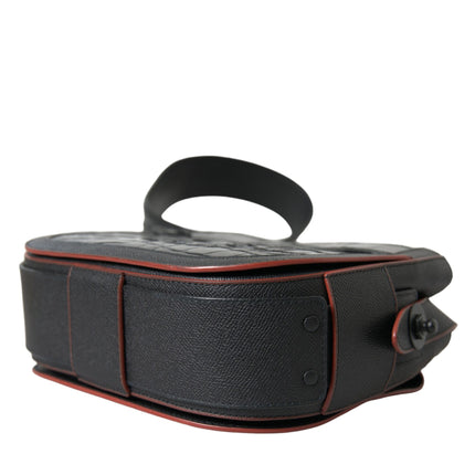 Balenciaga Black Exotic Leather Shoulder Crossbody Camera Bag