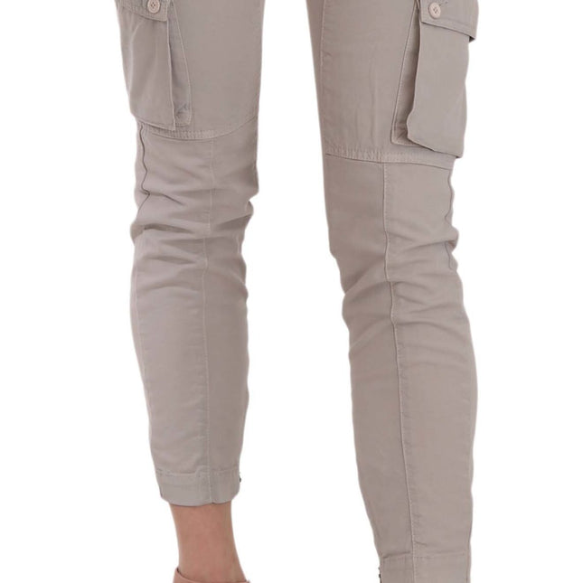 Dolce & Gabbana Casual Fitted Khaki Trousers Pants