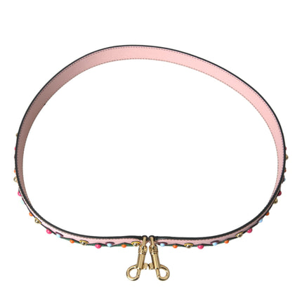Dolce & Gabbana Pink Leather Handbag Accessory Shoulder Strap