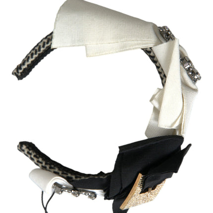Dolce & Gabbana Multicolor Crystal Embellished Women Headband Diadem
