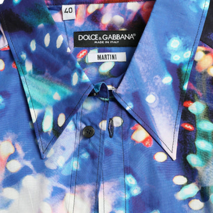 Dolce & Gabbana Multicolor Luminarie Slim MARTINI Shirt