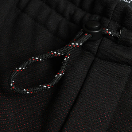 Dolce & Gabbana Red Leopard Print Cotton Bermuda Shorts