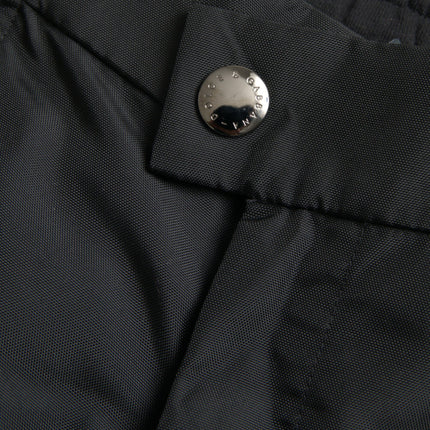 Dolce & Gabbana Black Cotton Blend Skinny Pants